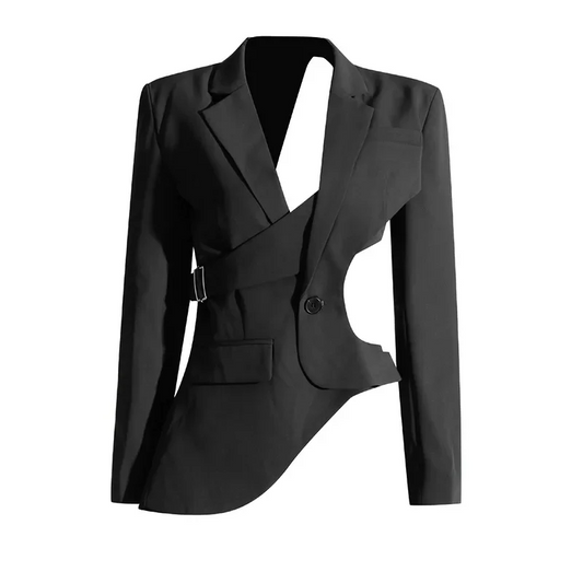 Noelia - Blazer con corte asimétrico y campana