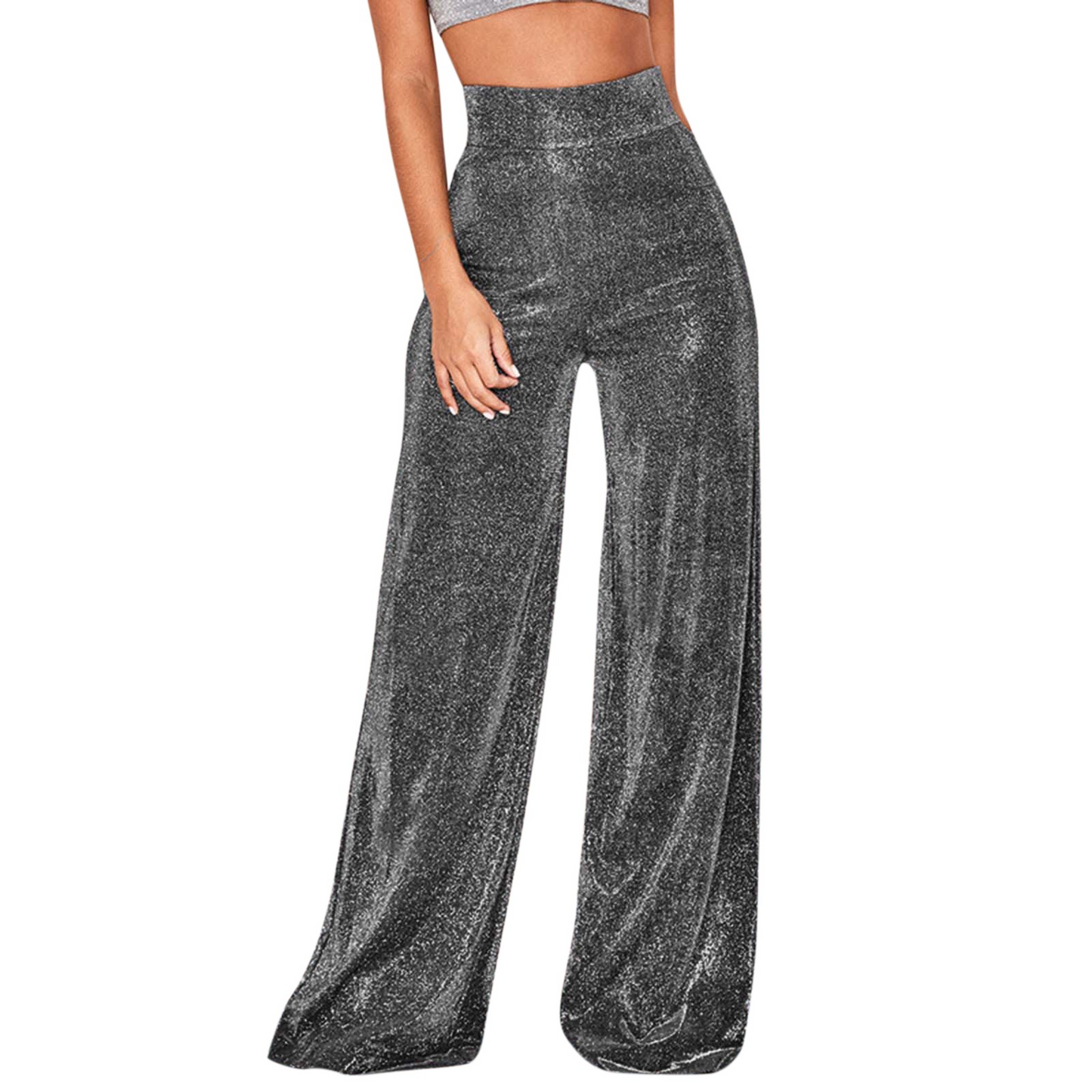 Adriana - Pantalones con purpurina