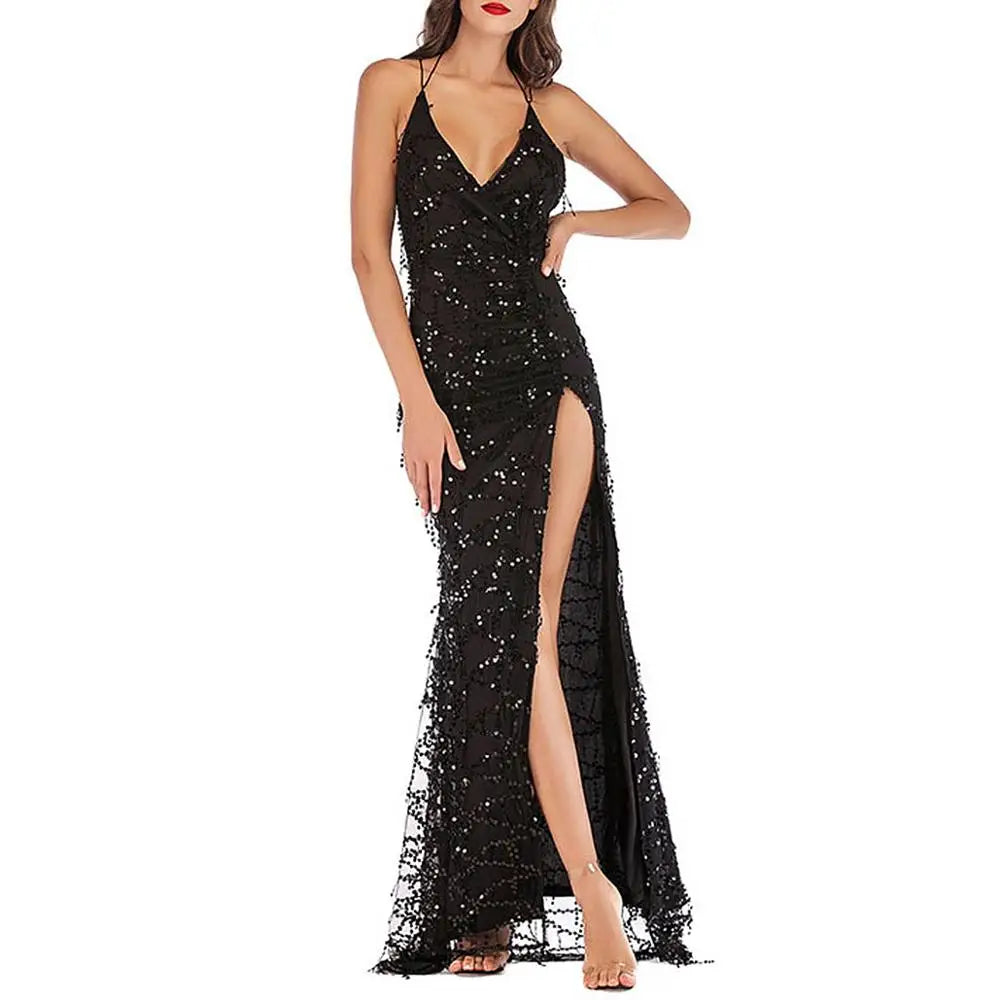 Sarah - Vestido irregular con lentejuelas