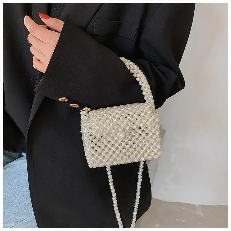 Cecilia - Bolso de mano con perlas