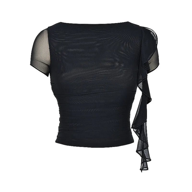 Alexia - Conjunto de dos piezas con volantes