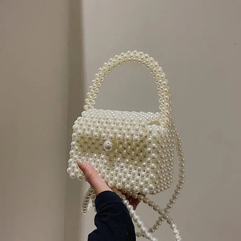 Cecilia - Bolso de mano con perlas
