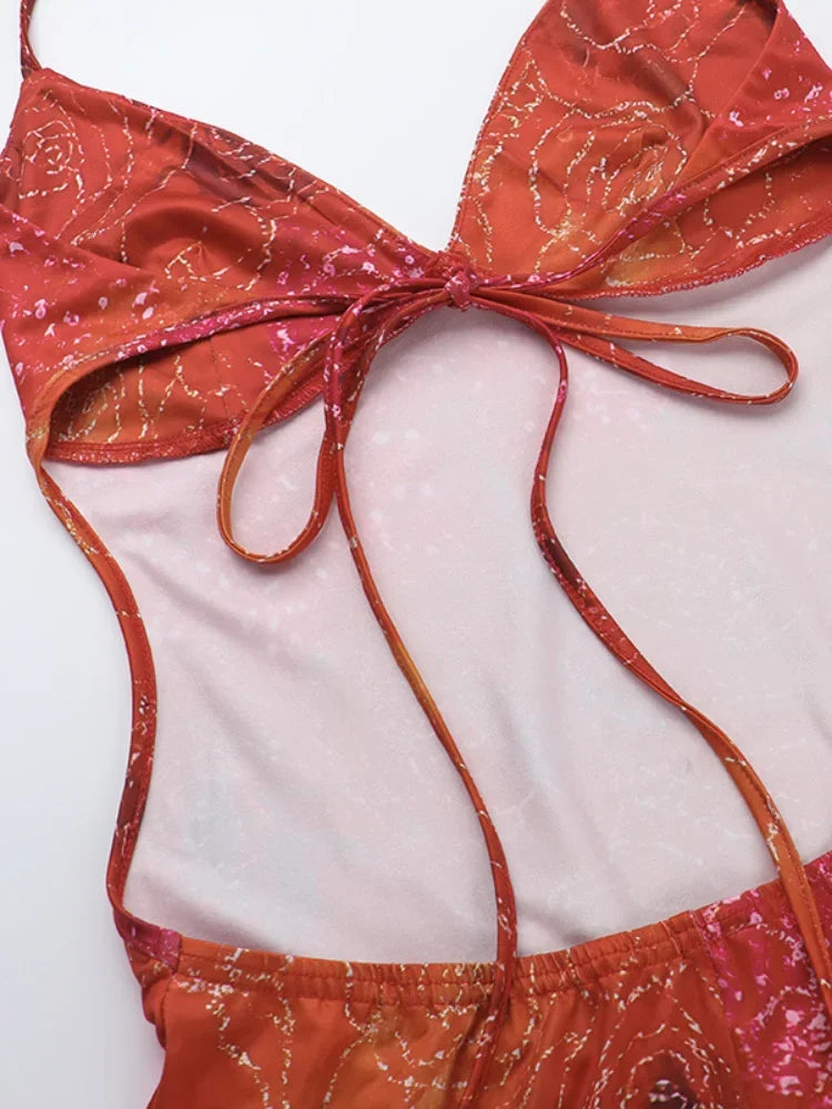 Marian - Vestido midi con cuello halter