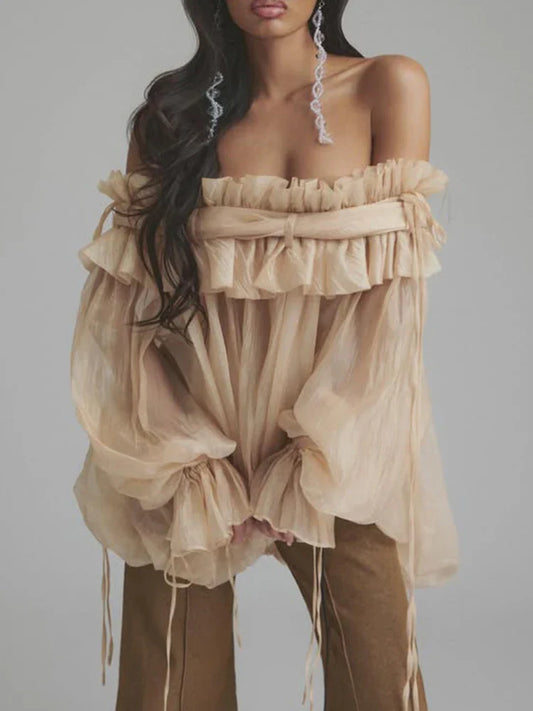 Ari - Blusa holgada de parches