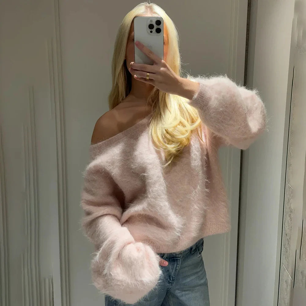 Sabrina - Suéter holgado de felpa