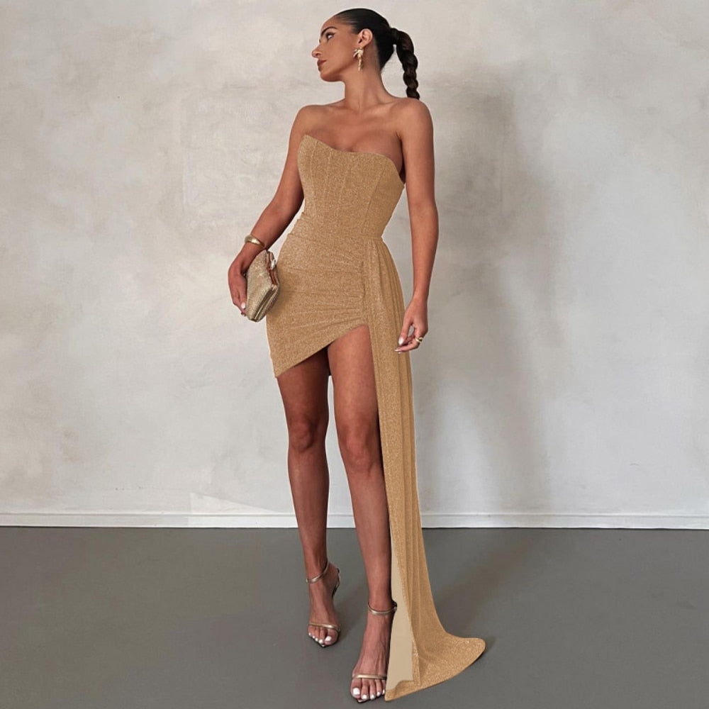 Georgina - Minivestido sin tirantes