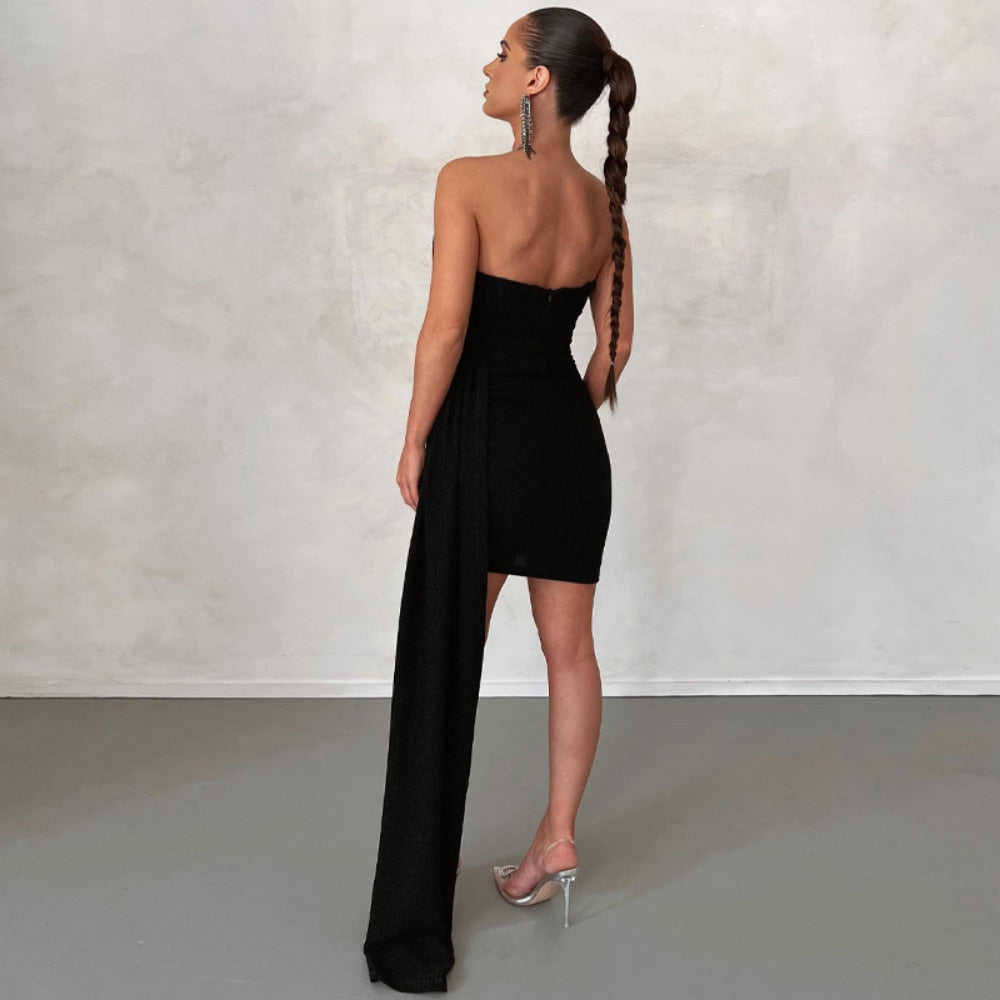 Georgina - Minivestido sin tirantes