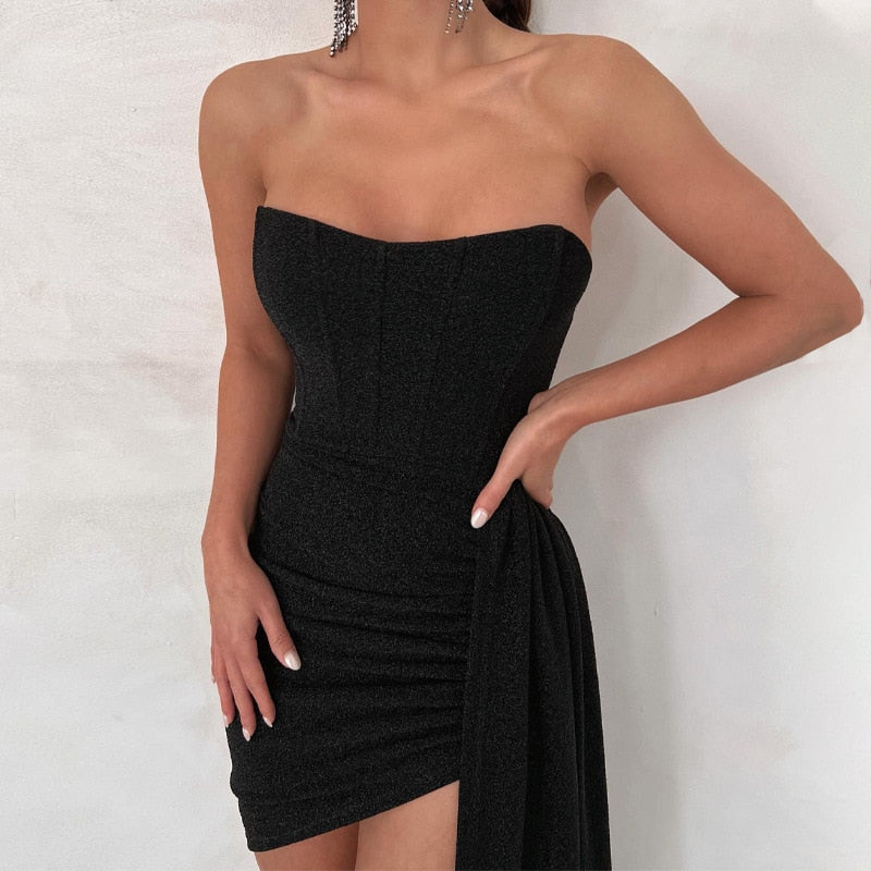 Georgina - Minivestido sin tirantes