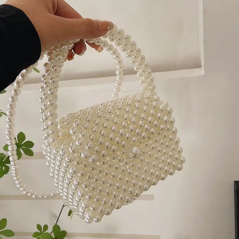 Cecilia - Bolso de mano con perlas