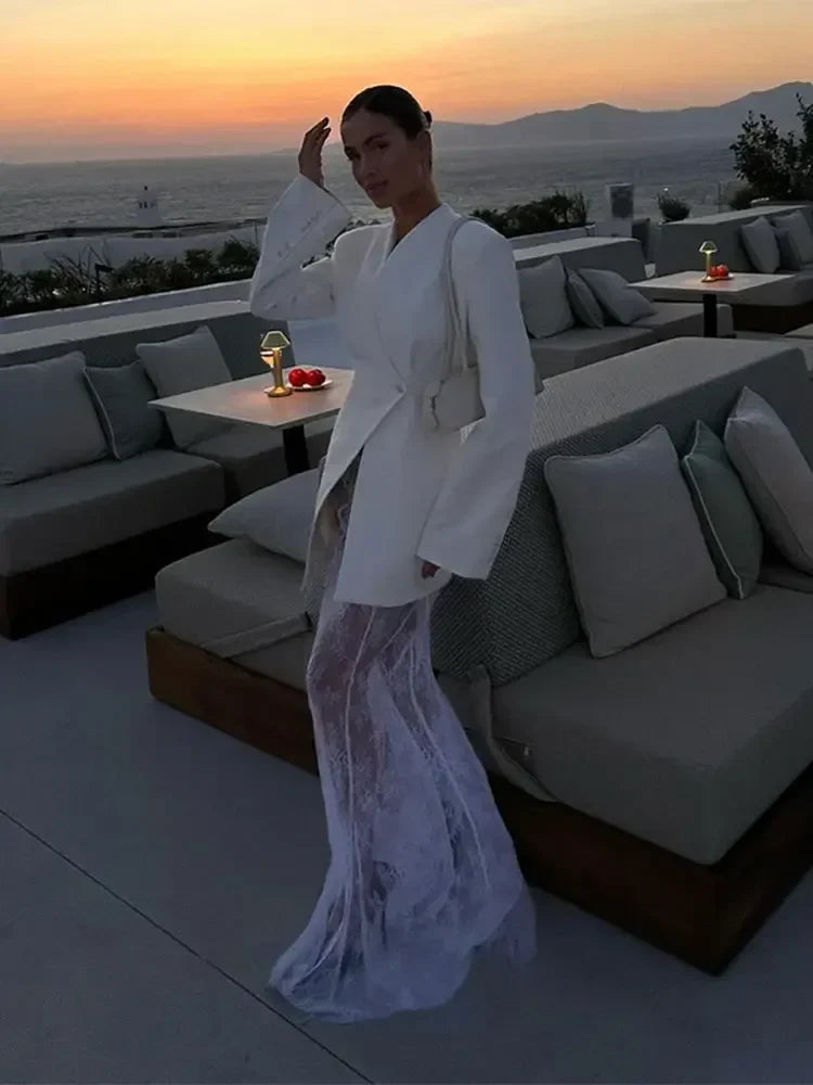 Alba - Chaqueta elegante de un botón