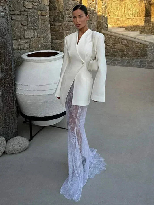 Alba - Chaqueta elegante de un botón