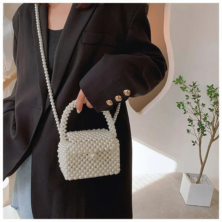 Cecilia - Bolso de mano con perlas