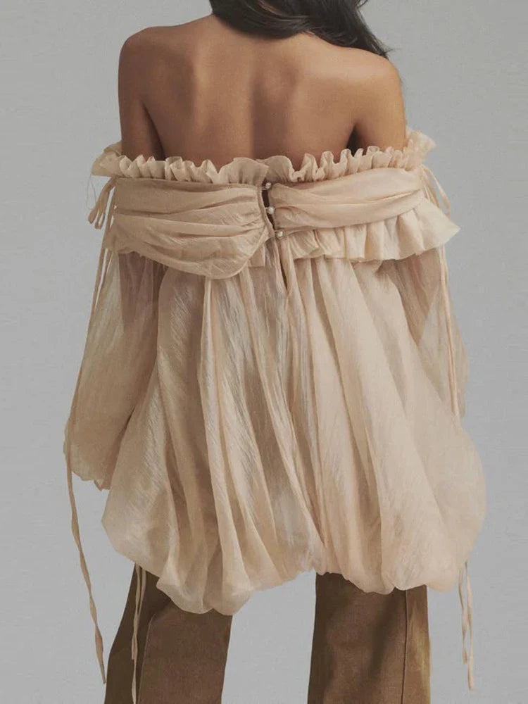 Ari - Blusa holgada de parches