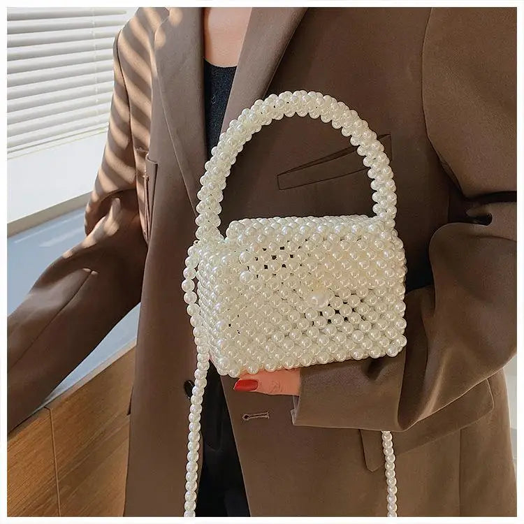 Cecilia - Bolso de mano con perlas