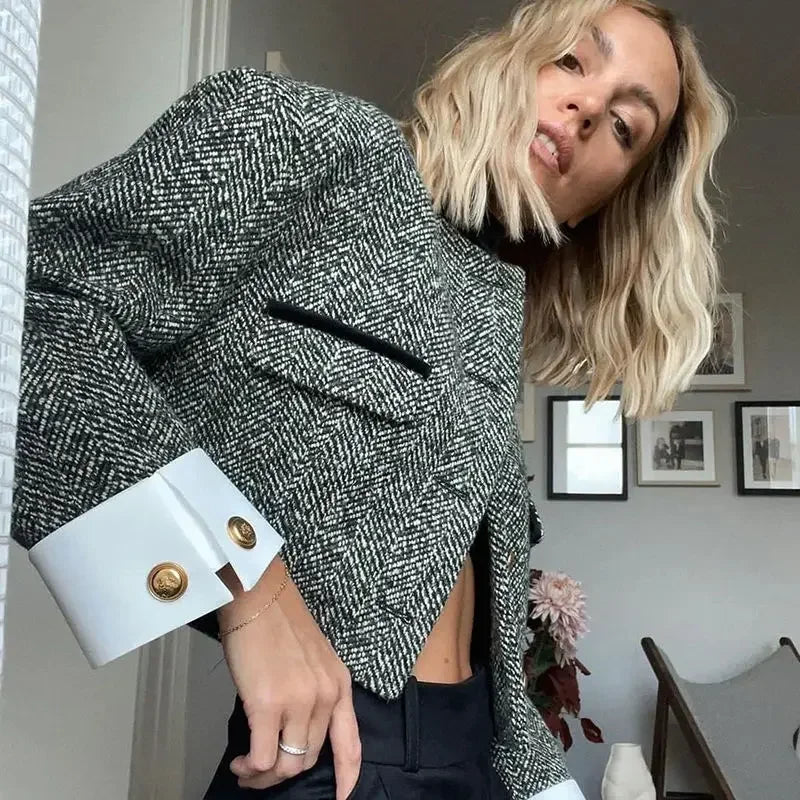 Farah - Chaqueta de tweed francés