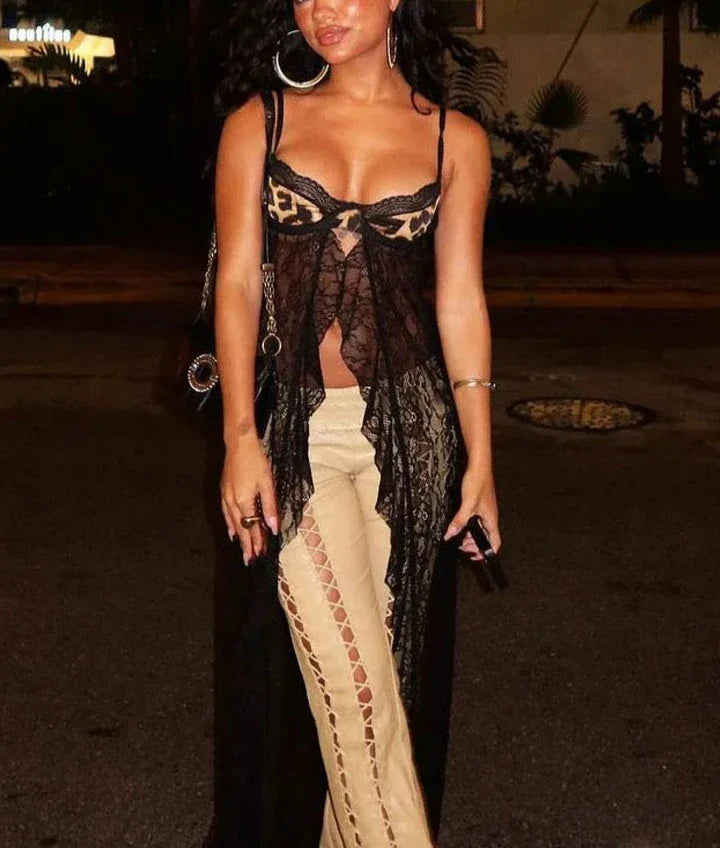 Celine - Blusa con volantes de parches