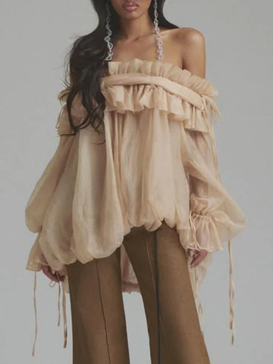 Ari - Blusa holgada de parches