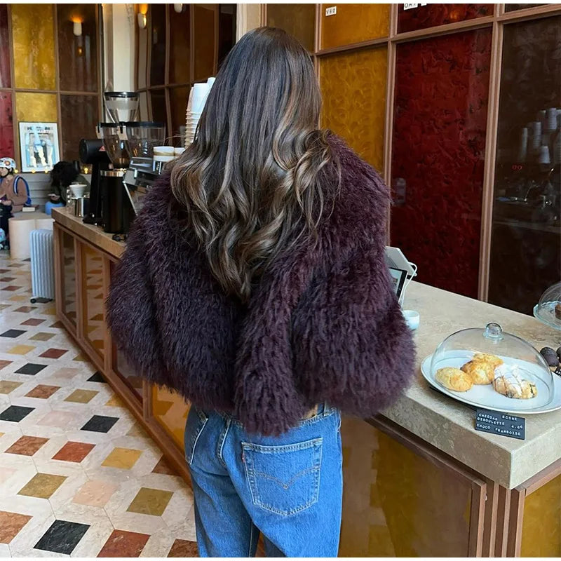 Fátima - Chaqueta de piel sintética