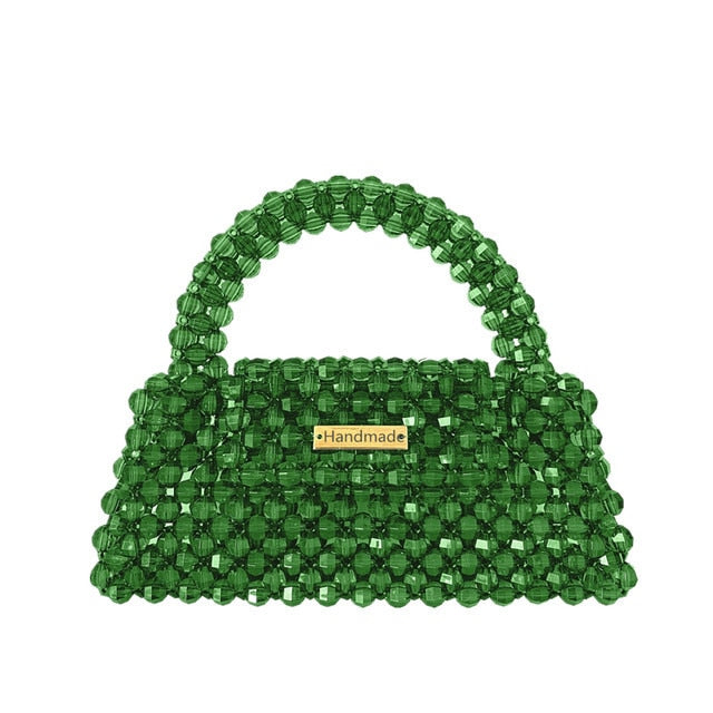 Esther - Bolso de mano cubierto de perlas