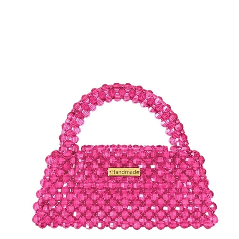 Esther - Bolso de mano cubierto de perlas